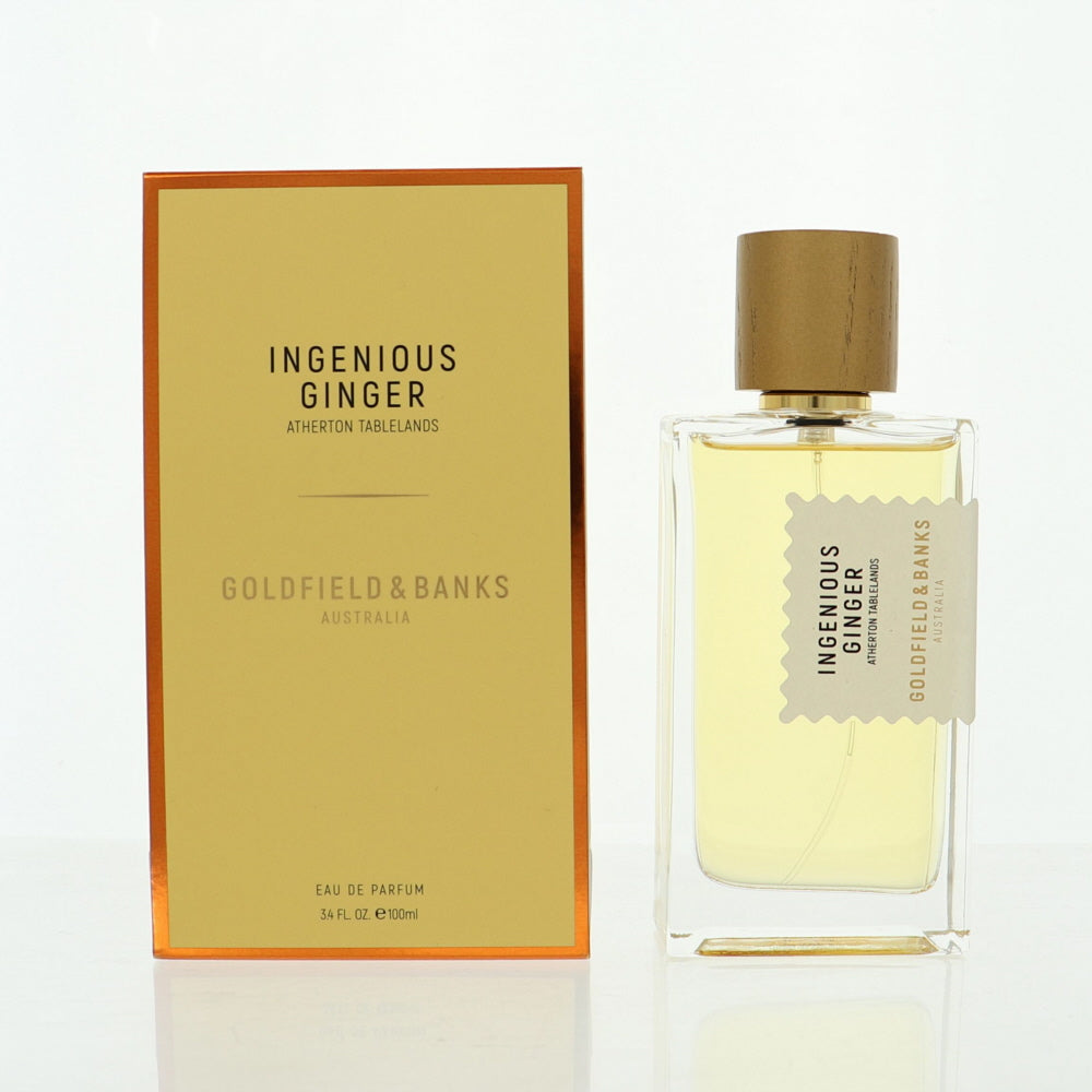 Ingenious Ginger Fragrance By Goldfield & Banks 3.4 Oz Eau De Parfum Spray For Unisex In Box