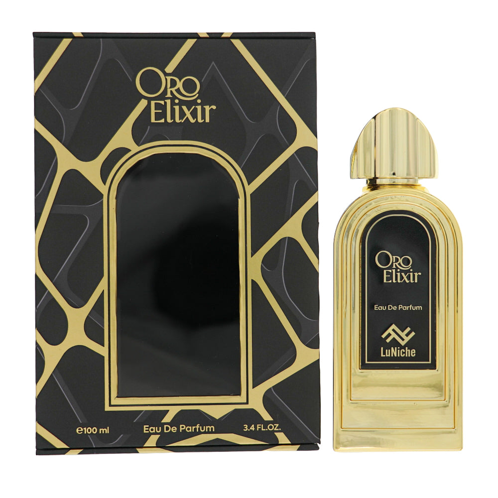 Oro Elixir Fragrance By Luniche 3.4 Oz Eau De Parfum Spray For Unisex In Box
