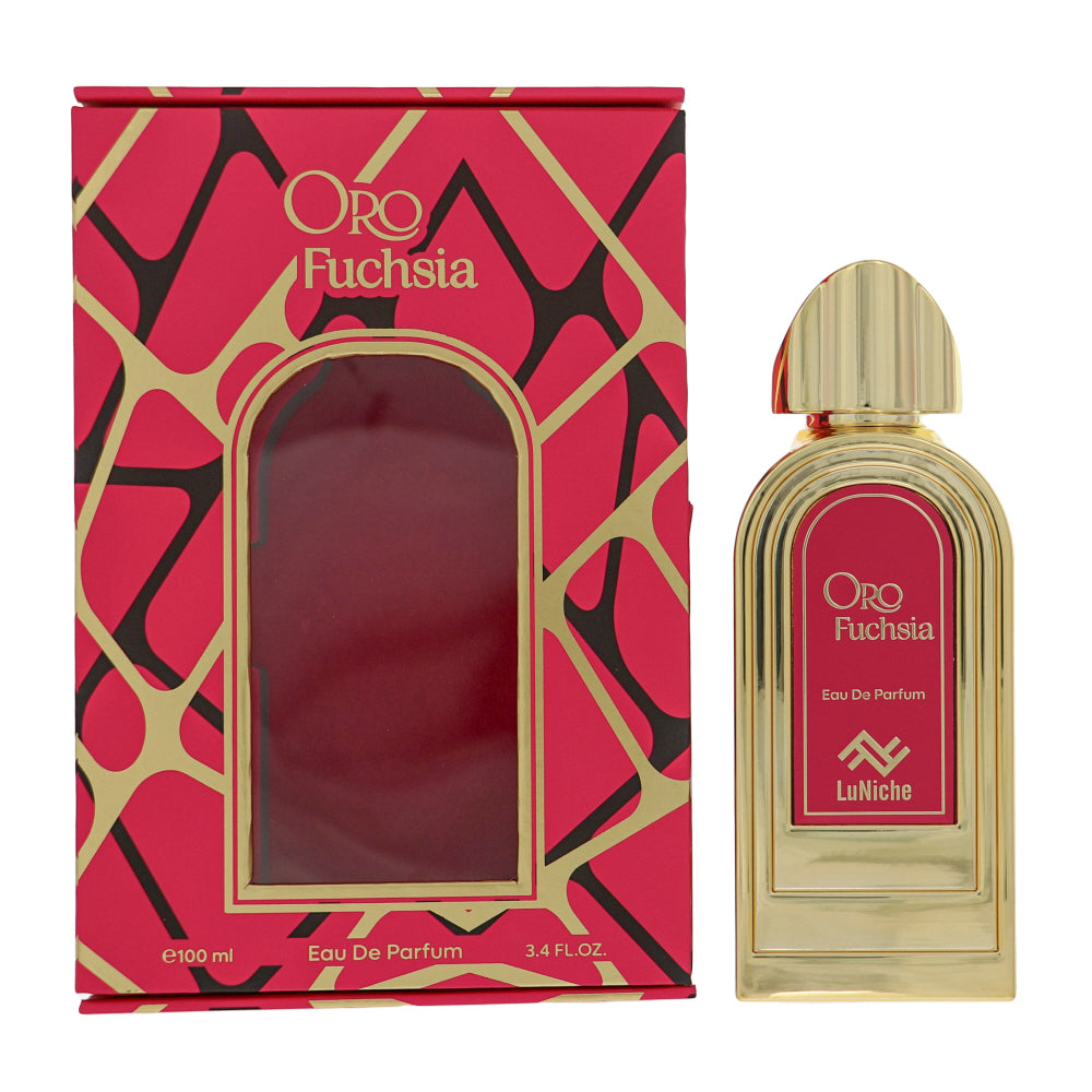 Oro Fuchsia Fragrance By Luniche 3.4 Oz Eau De Parfum Spray For Unisex In Box