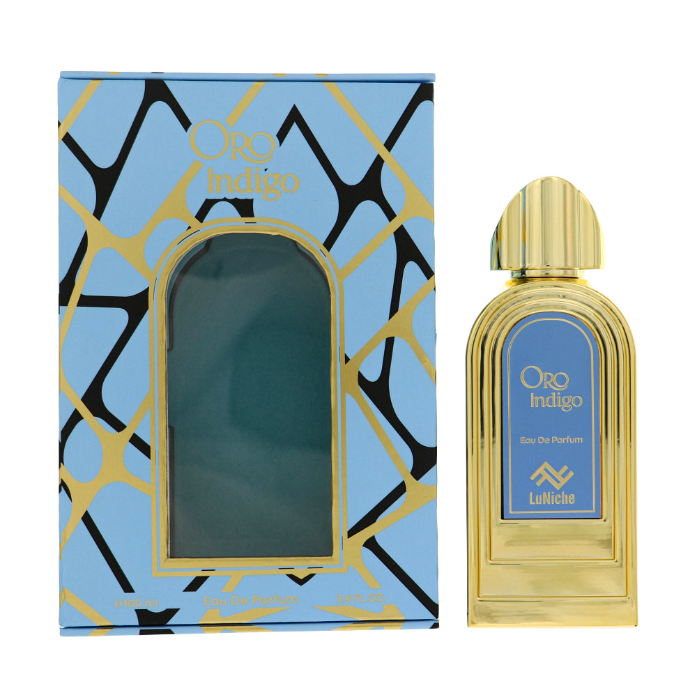 Oro Indigo Fragrance By Luniche 3.4 Oz Eau De Parfum Spray For Unisex In Box
