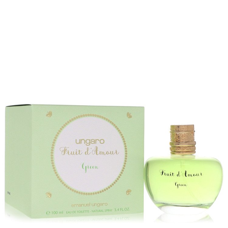 Ungaro Fruit D'amour Green Perfume by Ungaro Eau De Toilette Spray 3.4 oz for Women - Authentic Fragrance - Discount Women Perfume or Cologne Fragrance