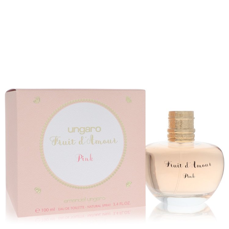 Ungaro Fruit D'amour Pink Perfume by Ungaro Eau De Toilette Spray 3.4 oz for Women - Authentic Fragrance - Discount Women Perfume or Cologne Fragrance