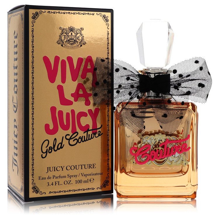 Viva La Juicy Gold Couture Perfume by Juicy Couture Eau De Parfum Spray 3.4 oz for Women - Authentic Fragrance - Discount Women Perfume or Cologne Fragrance