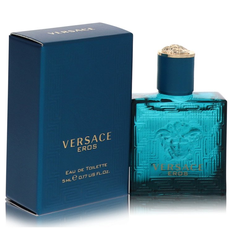 Versace Eros Cologne by Versace Mini EDT .16 oz for Men - Authentic Fragrance - Discount Men Perfume or Cologne Fragrance