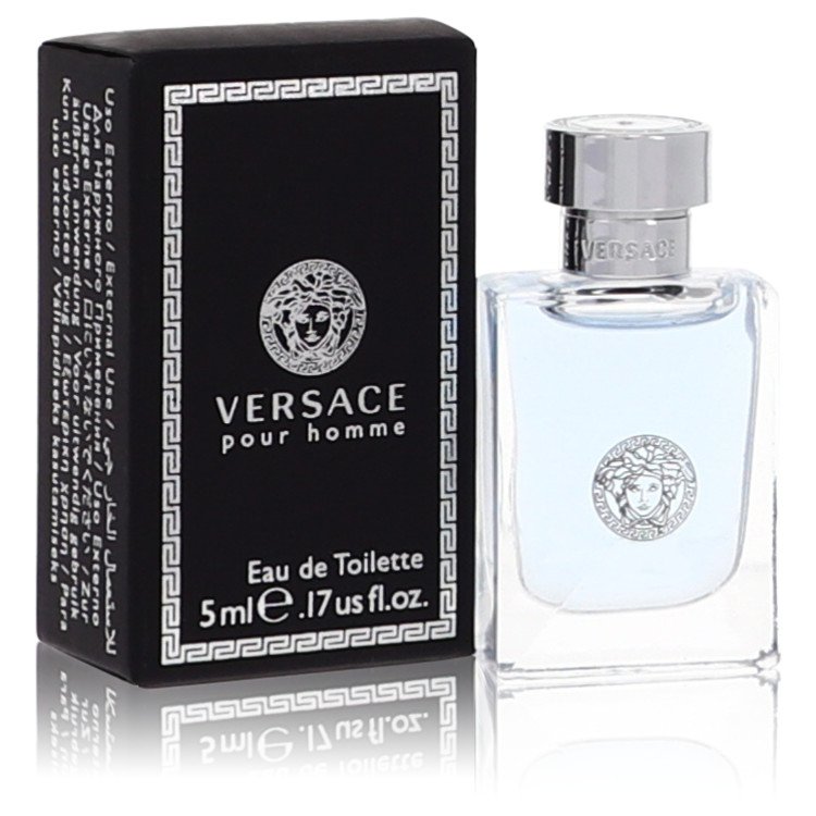 Versace Pour Homme Cologne by Versace Mini EDT .17 oz for Men - Authentic Fragrance - Discount Men Perfume or Cologne Fragrance
