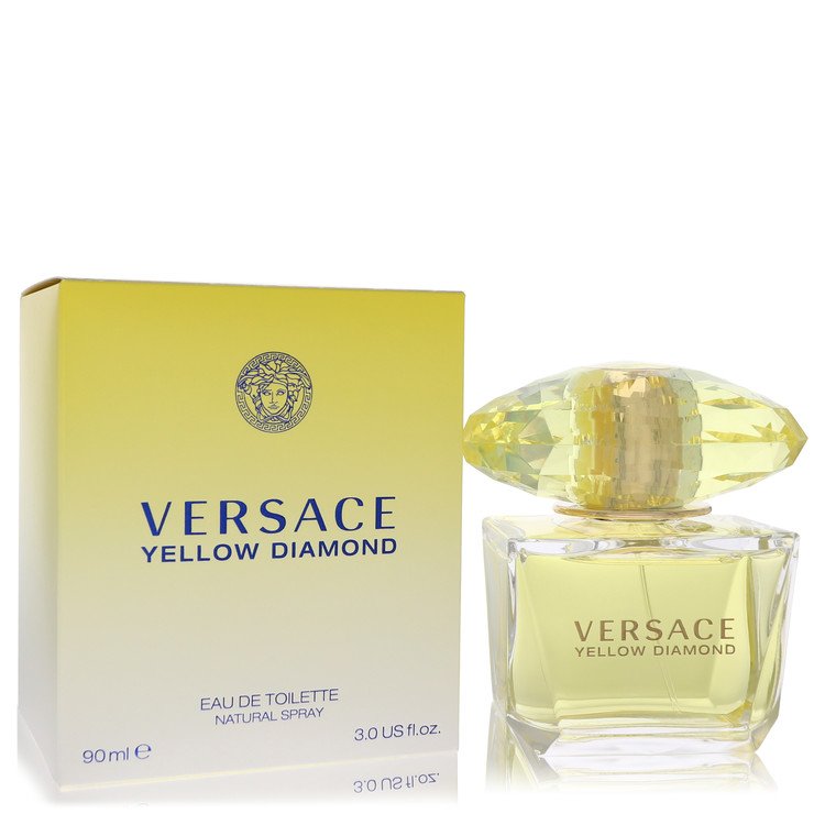 Versace Yellow Diamond Perfume By Versace 3.0 Oz Eau De Toilette Spray For Women In Box