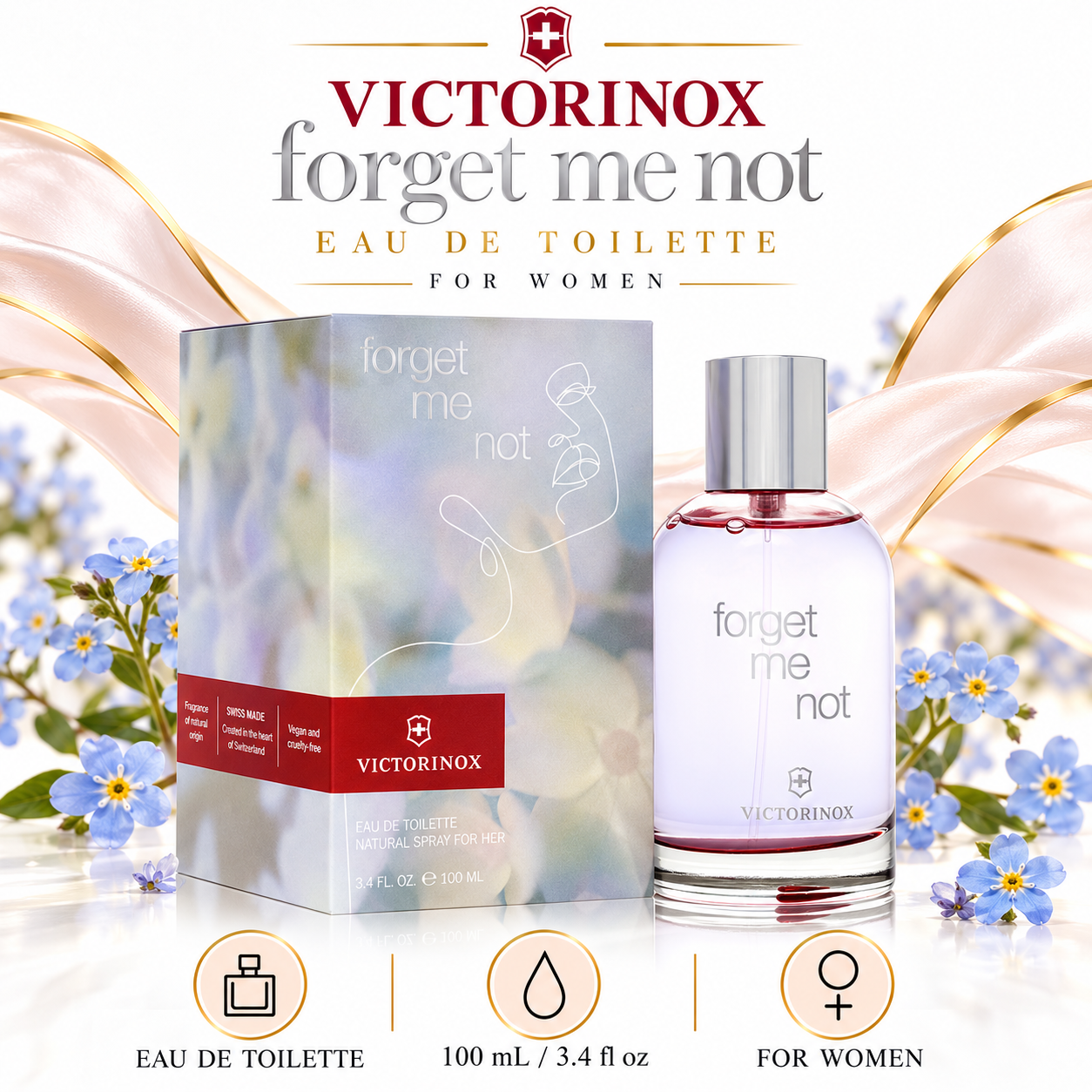 Victorinox Forget Me Not 100 mL Eau de Toilette for Women — size, type and gender