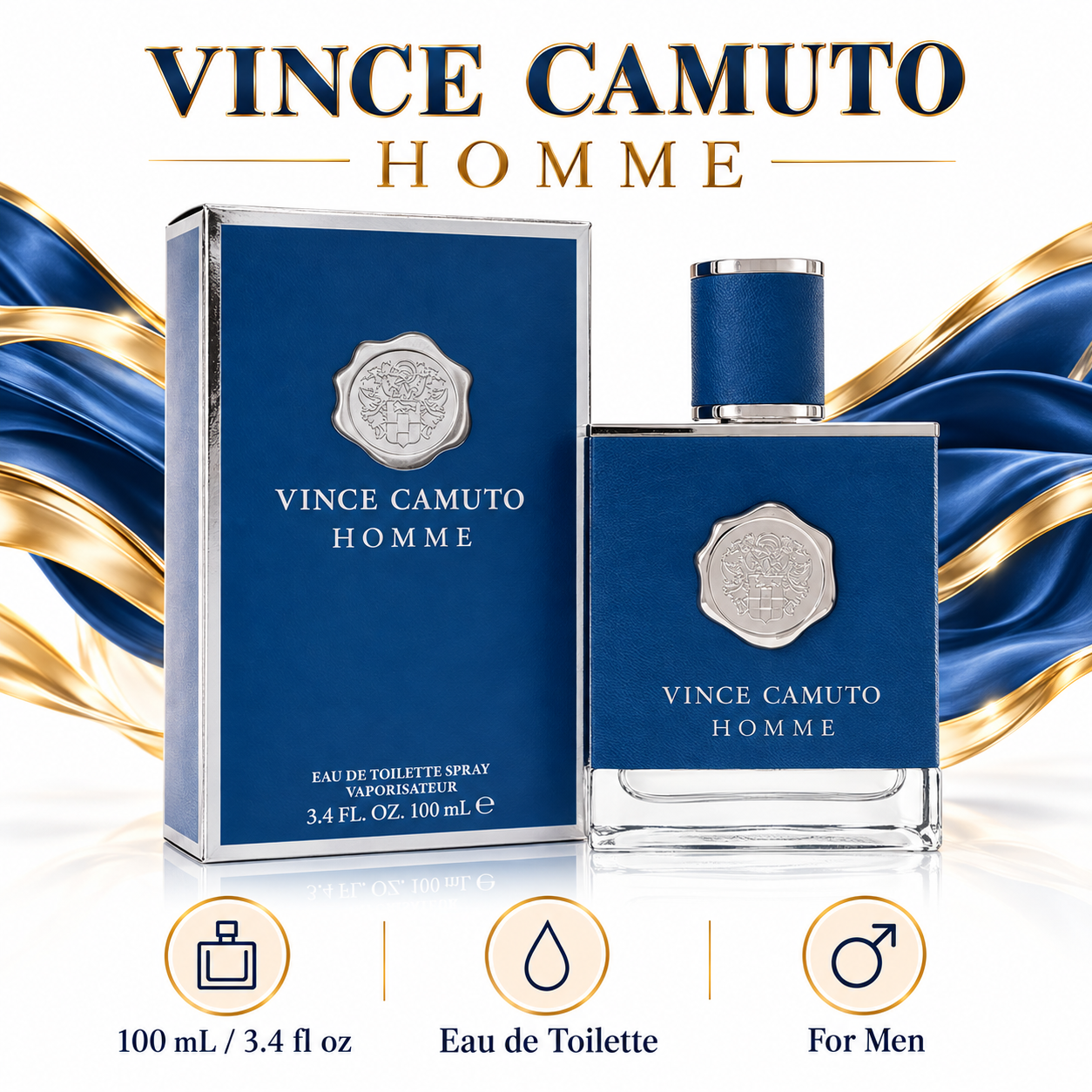 Vince Camuto Homme 100 mL 3.4 fl oz Eau de Toilette for Men