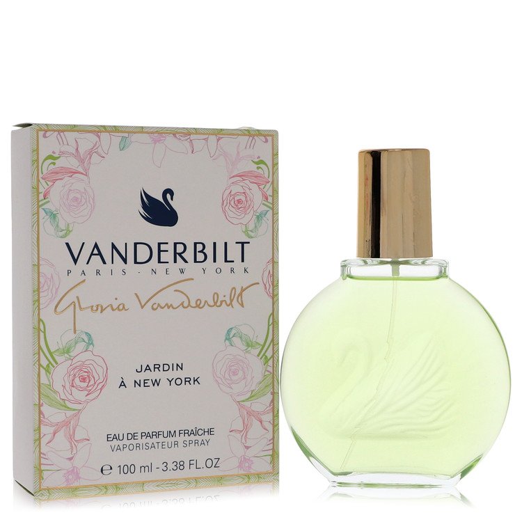 Vanderbilt Jardin A New York Perfume by Gloria Vanderbilt Eau De Parfum Fraiche Spray 3.4 oz for Women - Authentic Fragrance - Discount Women Perfume or Cologne Fragrance