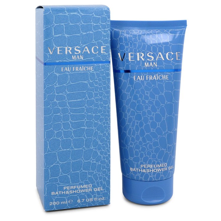 Versace Man Cologne by Versace Eau Fraiche Shower Gel   6.7 oz for Men - Authentic Fragrance - Discount Men Perfume or Cologne Fragrance
