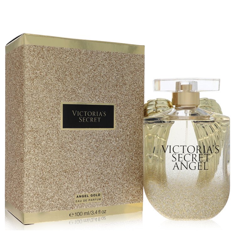 Victoria's Secret Angel Gold Perfume by Victoria's Secret Eau De Parfum Spray 3.4 oz for Women - Authentic Fragrance - Discount Women Perfume or Cologne Fragrance