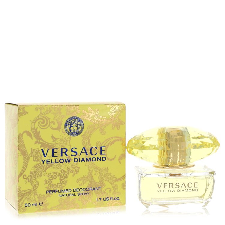 Versace Yellow Diamond Perfume by Versace Deodorant Spray 1.7 oz for Women - Authentic Fragrance - Discount Women Perfume or Cologne Fragrance