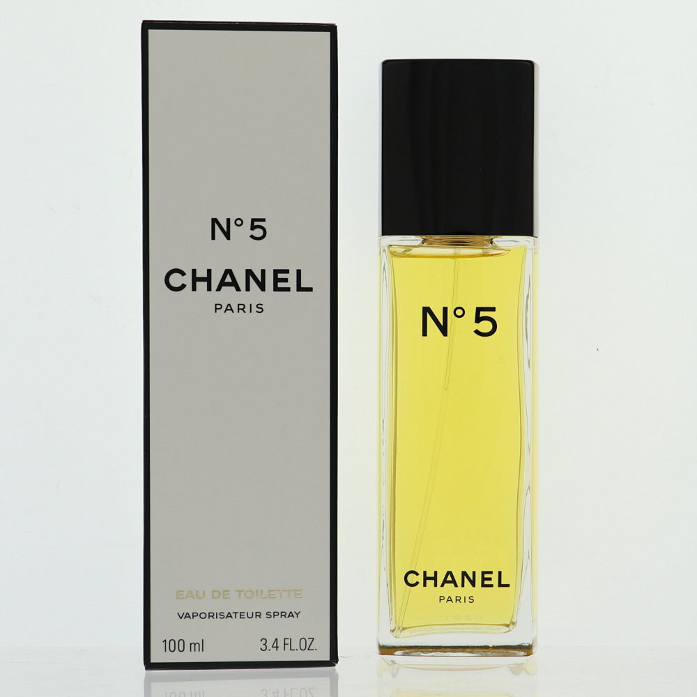 Chanel No. 5 Perfume By Chanel 3.4 Oz Eau De Toilette Spray For Women In Box