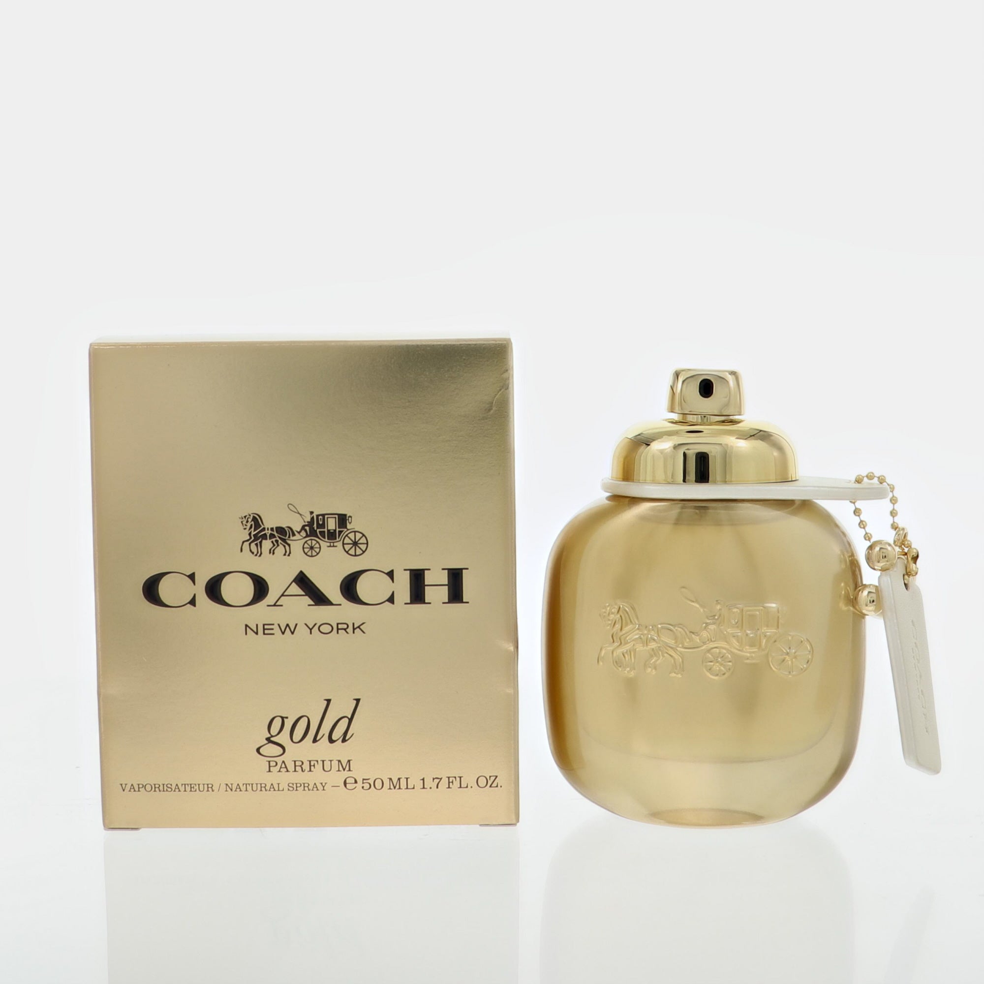 Coach Nyc Gold Perfume By Coach 1.7 Oz Parfum Spray For Women In Box