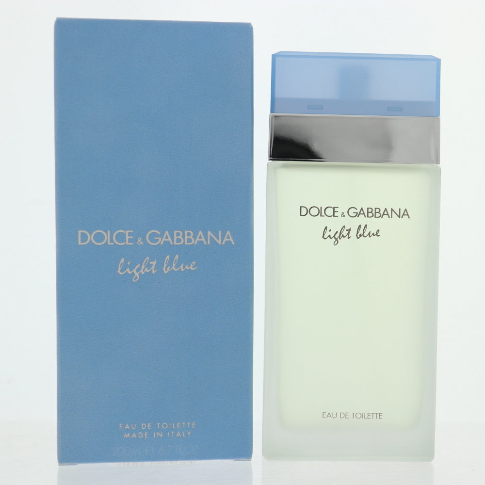 D & G Light Blue Perfume By Dolce & Gabbana 6.7 Oz Eau De Toilette Spray For Women In Box