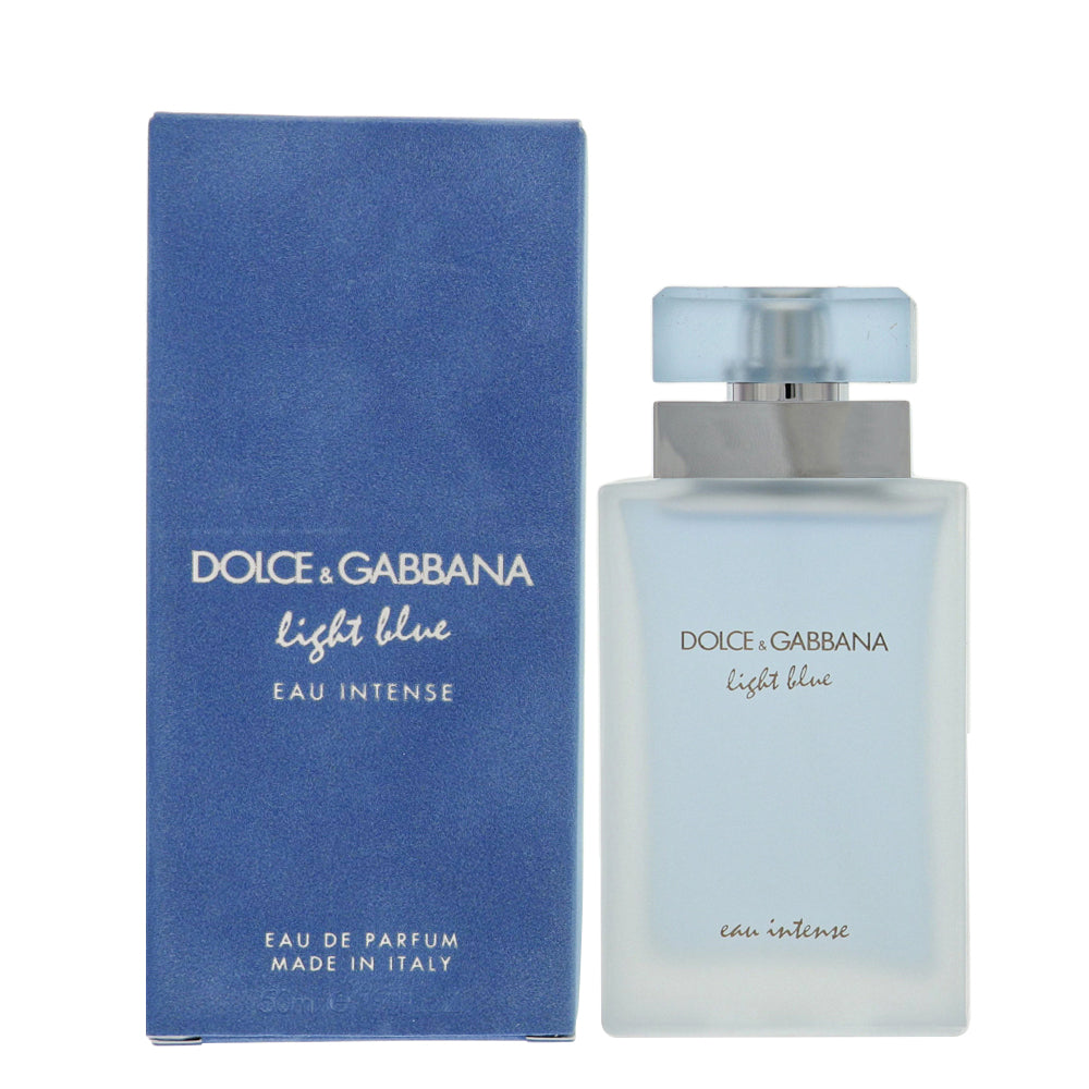 Light Blue Eau Intense Perfume By Dolce & Gabbana 1.7 Oz Eau De Parfum Spray For Women In Box