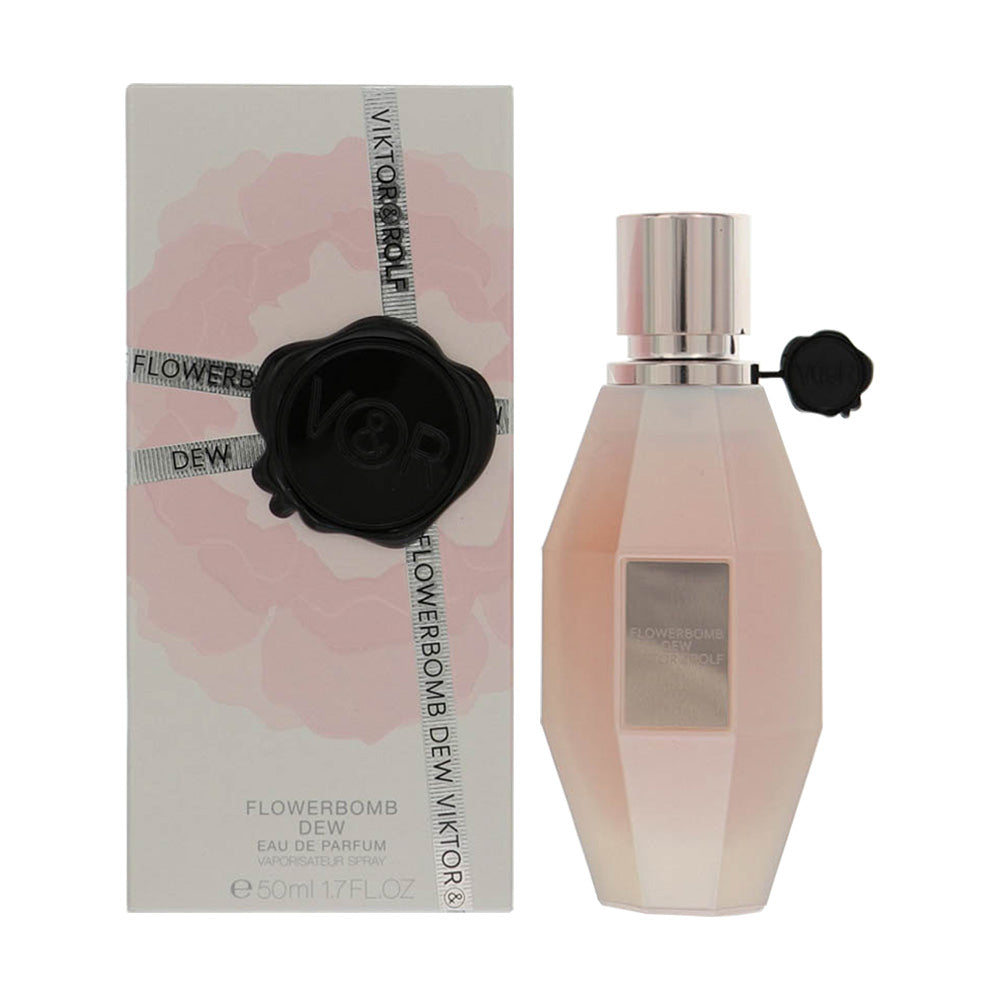 Flower Bomb Dew Perfume By Viktor & Rolf 1.7 Oz Eau De Parfum Spray For Women In Box