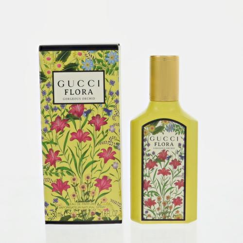 Flora Gorgeous Orchid Perfume By Gucci 1.6 Oz Eau De Parfum Spray For Women In Box