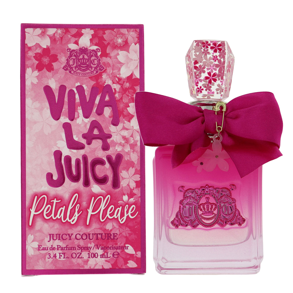 Viva La Juicy Petals Please Perfume By Juicy Couture 3.4 Oz Eau De Parfum Spray For Women In Box