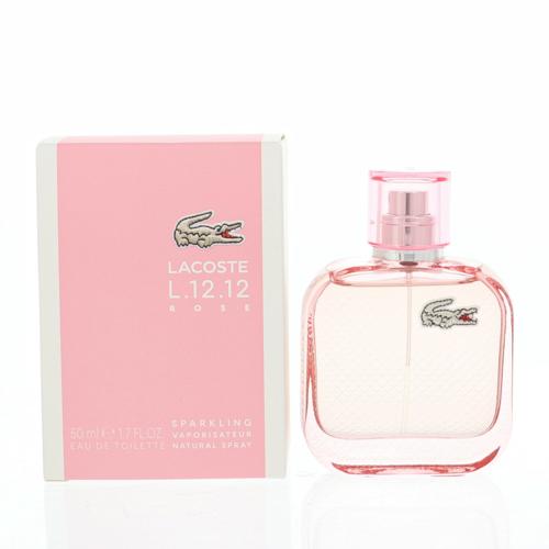 L.12.12 Rose Perfume By Lacoste 1.7 Oz Eau De Toilette Spray For Women In Box