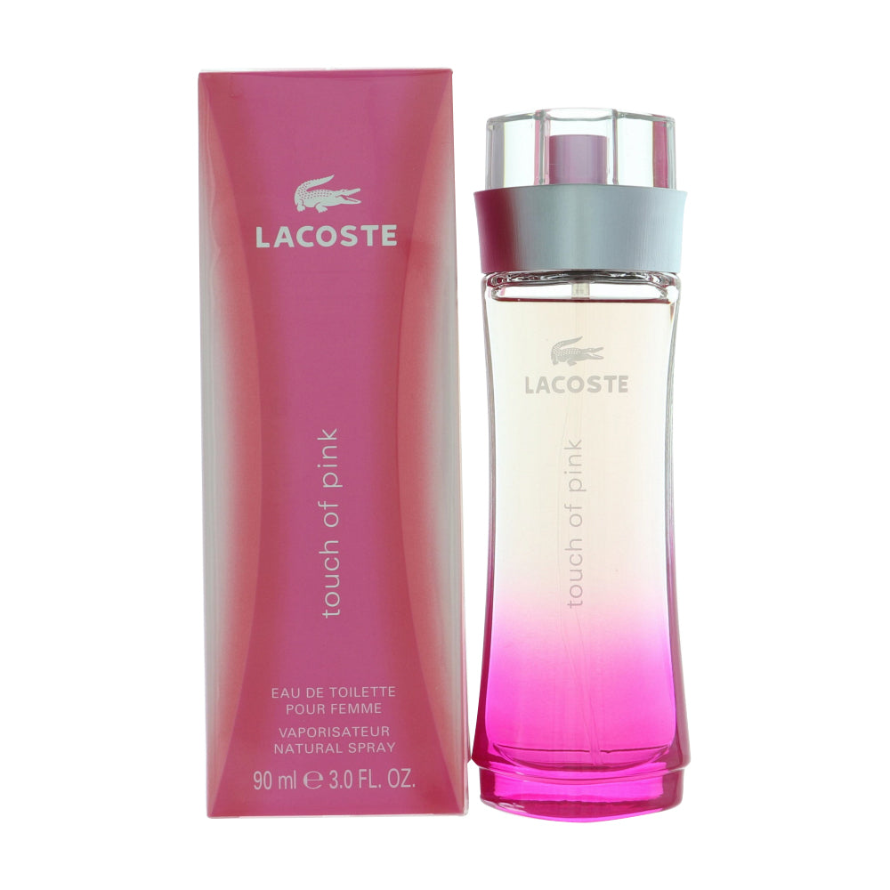 Lacoste Touch Of Pink Perfume By Lacoste 3.0 Oz Eau De Toilette Spray For Women In Box