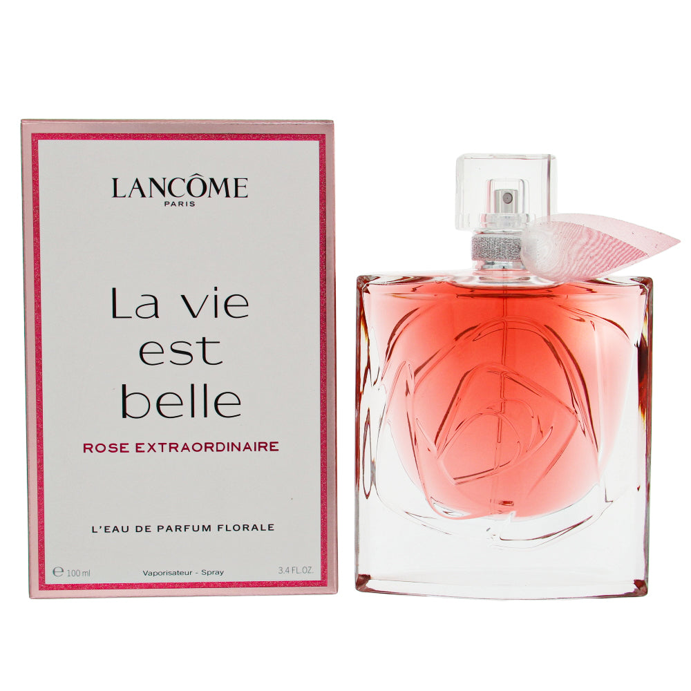 La Vie Est Belle Rose Extraordinaire Perfume By Lancome 3.4 Oz Eau De Parfum Spray For Women In Box