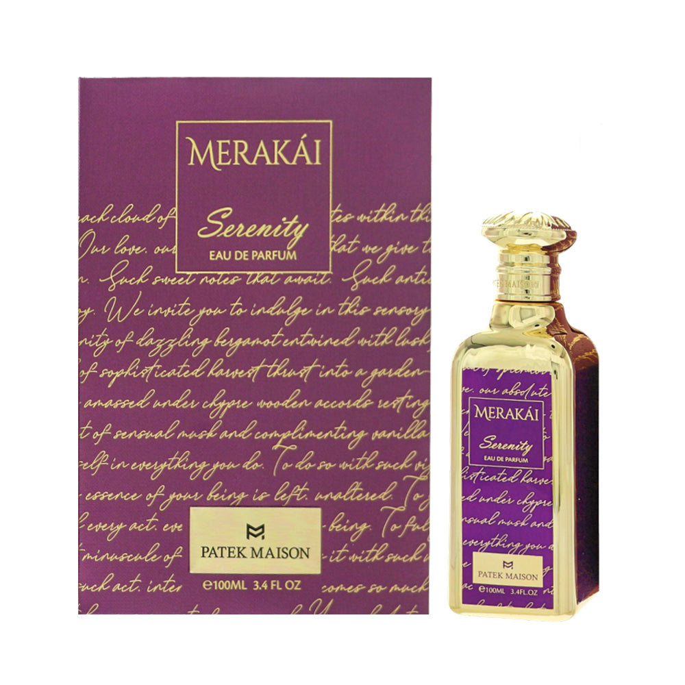 Merakai Serenity Perfume By Patek Maison 3.4 Oz Eau De Parfum Spray For Women In Box