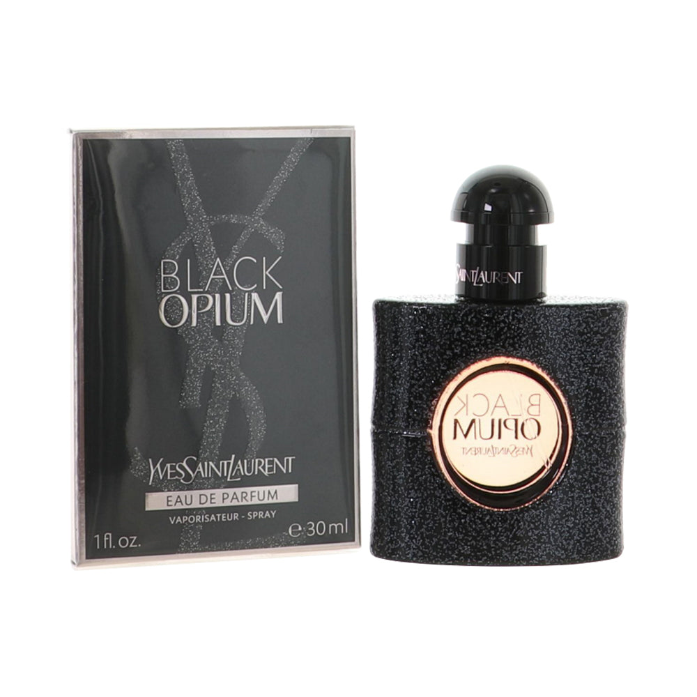 Black Opium Perfume By Yves Saint Laurent 1.0 Oz Eau De Parfum Spray For Women In Box