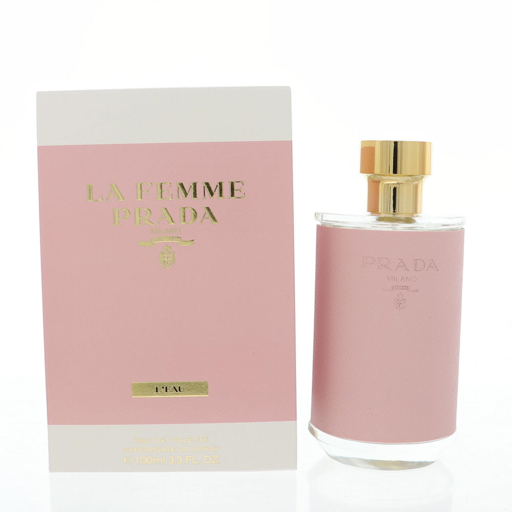 Prada La Femme L'Eau Perfume By Prada 3.3 Oz Eau De Toilette Spray For Women In Box