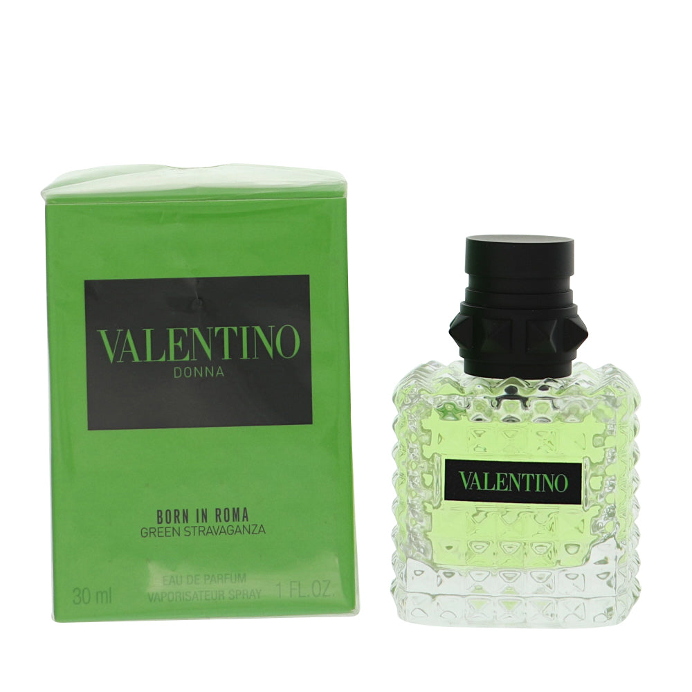 Born In Roma Green Stravaganza Perfume By Valentino 1.0 Oz Eau De Parfum Spray For Women In Box