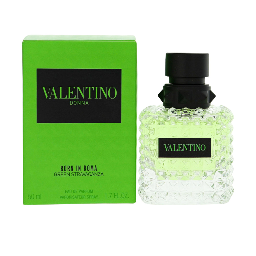 Born In Roma Green Stravaganza Perfume By Valentino 1.7 Oz Eau De Parfum Spray For Women In Box