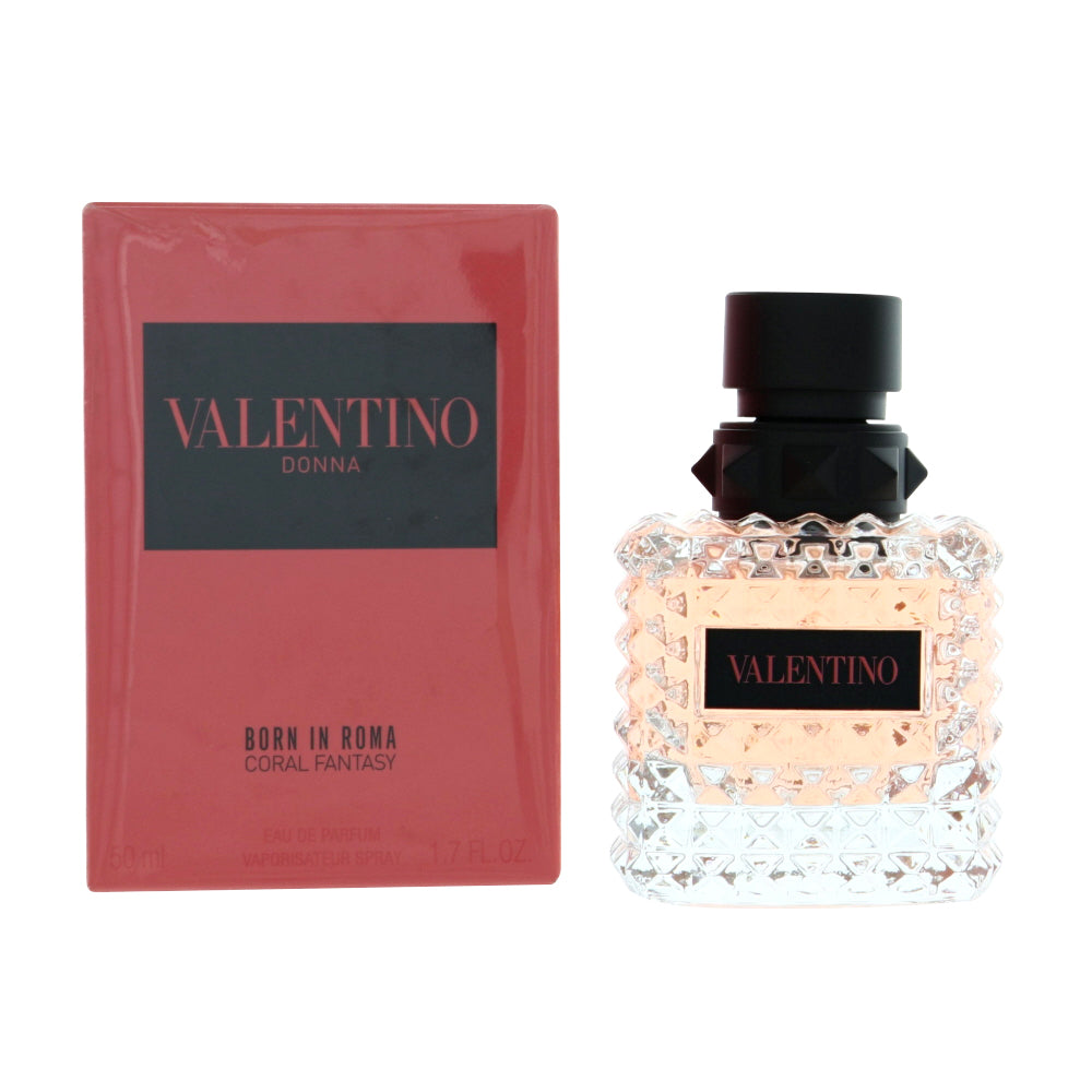 Born In Roma Coral Fantasy Perfume By Valentino 1.7 Oz Eau De Parfum Spray For Women In Box