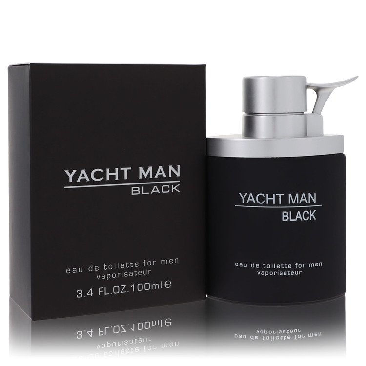 Yacht Man Black Cologne by Myrurgia Eau De Toilette Spray 3.4 oz for Men - Authentic Fragrance - Discount Men Perfume or Cologne Fragrance