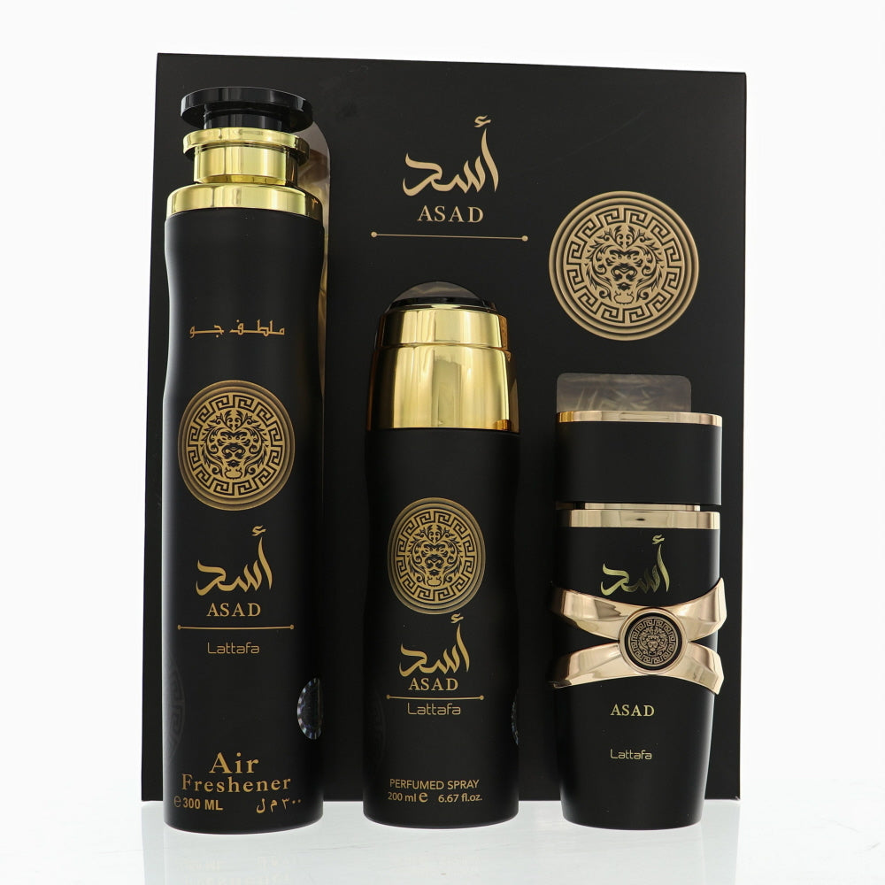 Asad by Lattafa 3.4 oz Eau De Parfum Spray for Men - Perfumes4All