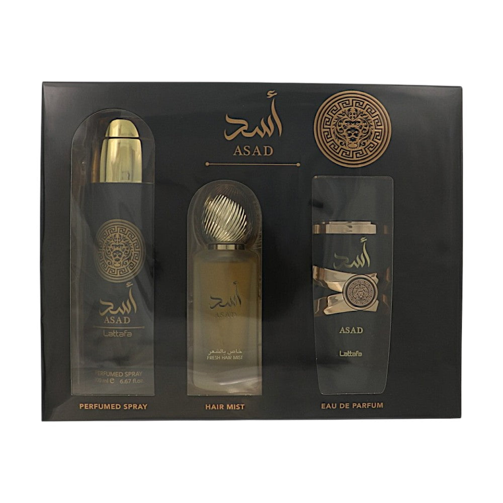 Asad by Lattafa 3.4 oz Eau De Parfum Spray for Men