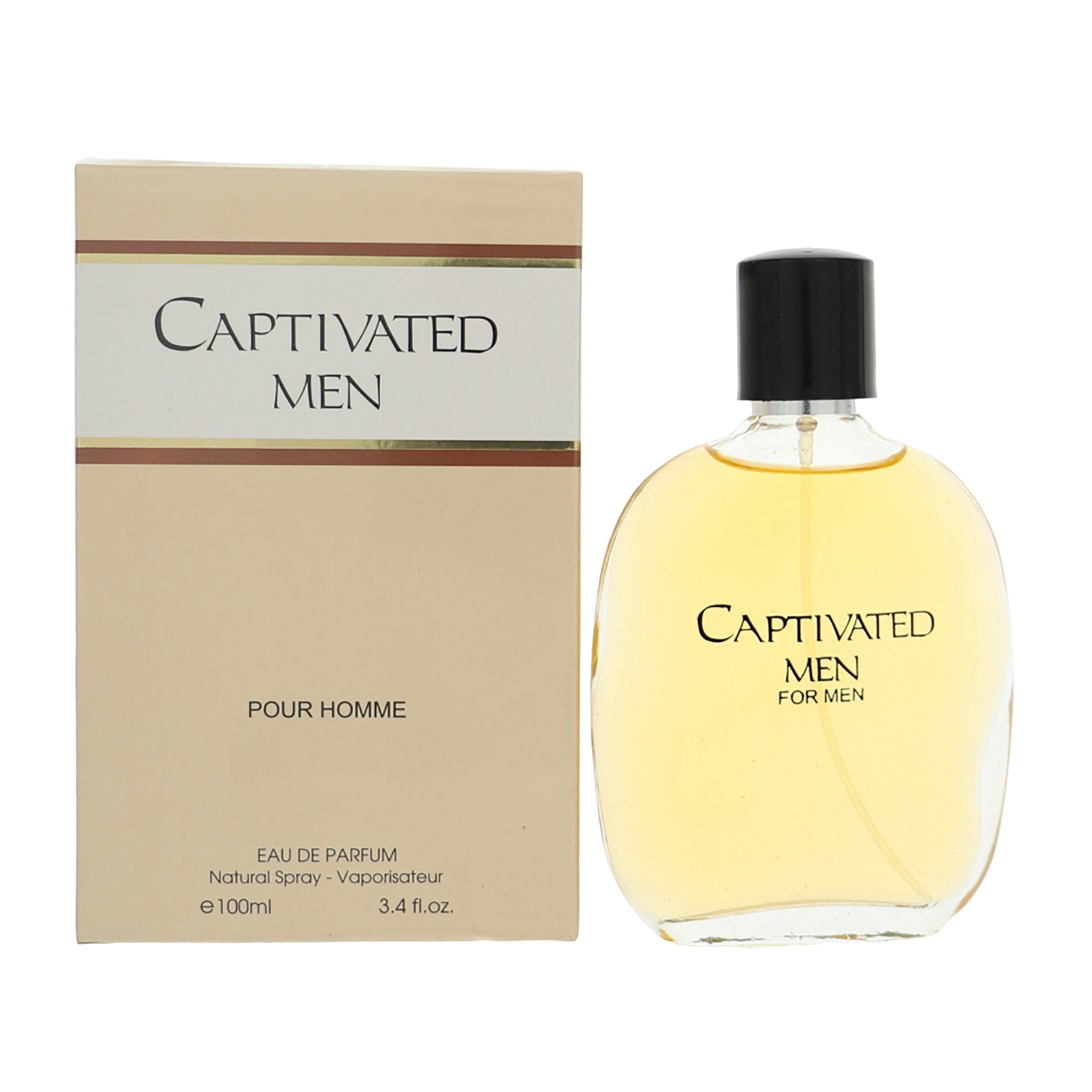 Captivated Men by Fragrance Couture 3.4 oz Eau De Parfum Spray for Men - Perfumes4All
