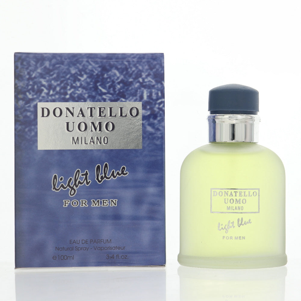 Donatello Uomo Light Blue Milano Cologne By Fragrance Couture 3.4 Oz Eau De Parfum Spray For Men In Box
