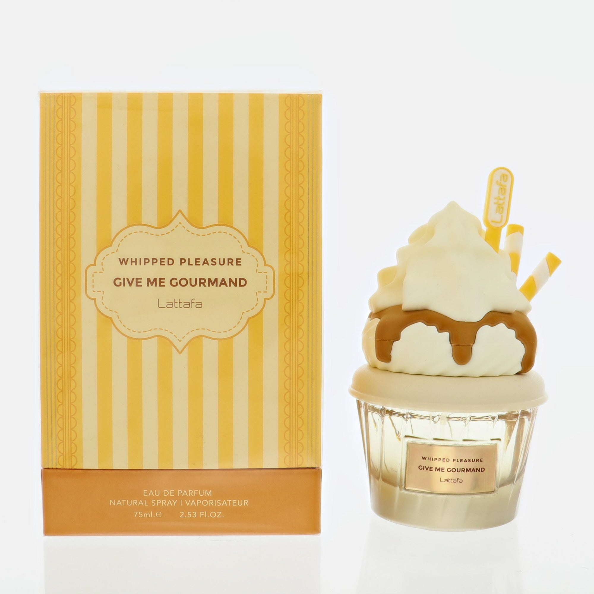 Give Me Gourmand Whipped Pleasure Cologne By Lattafa 2.53 Oz Eau De Parfum Spray For Men In Box