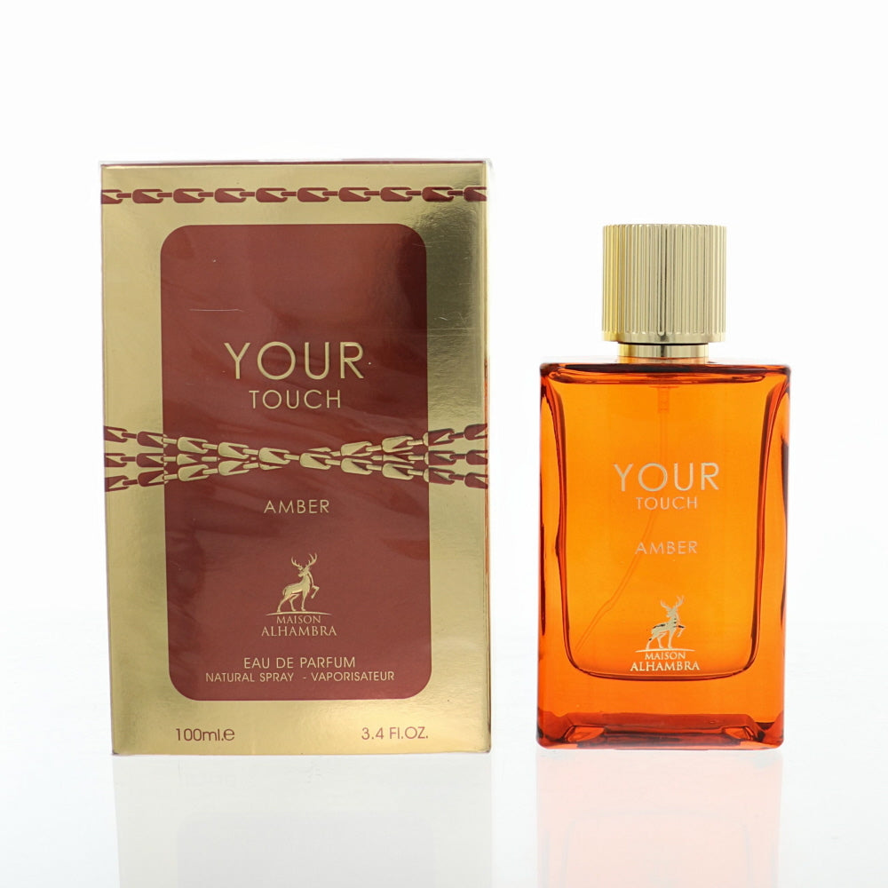 Your Touch Amber by Lattafa 3.4 oz Eau De Parfum Spray for Men - Perfumes4All