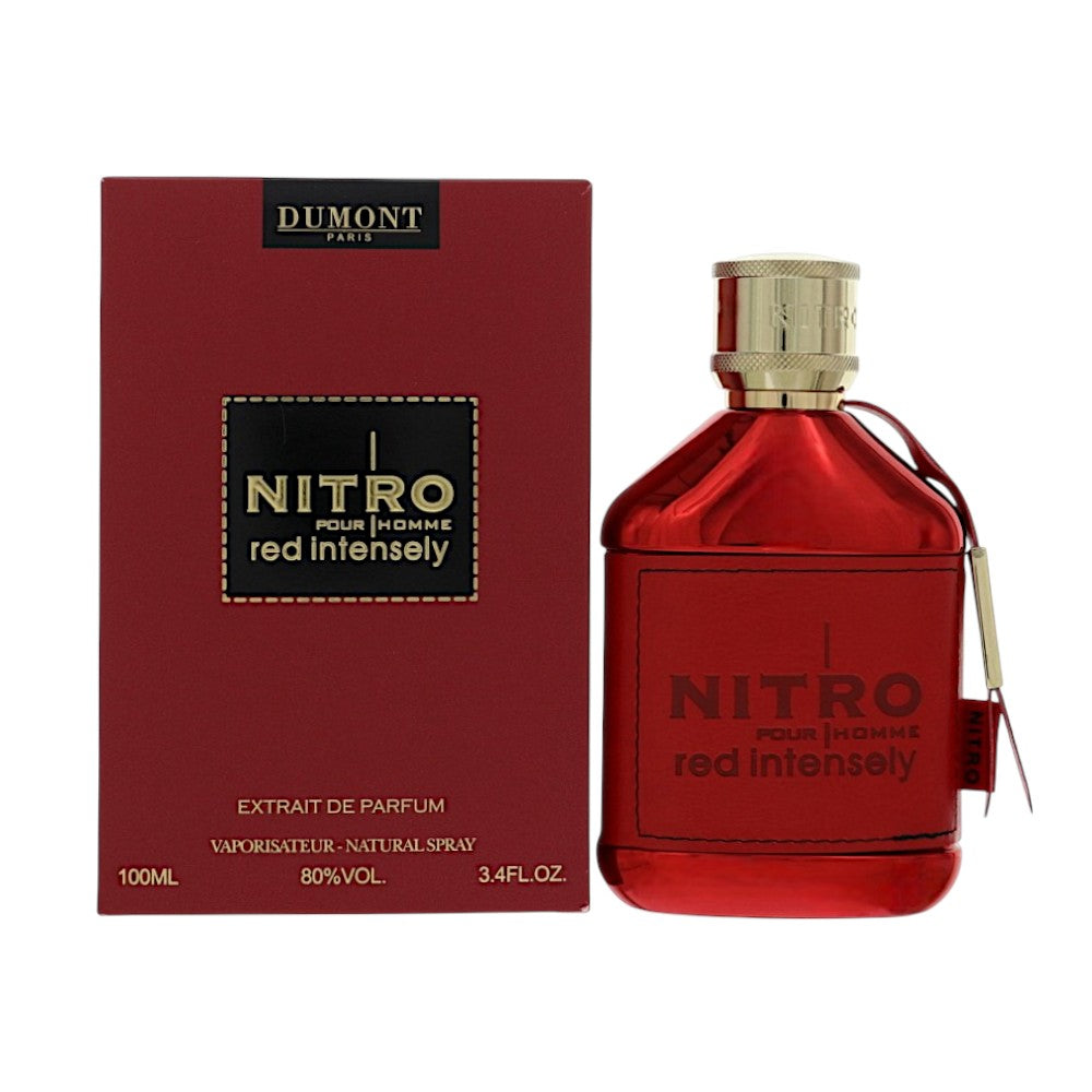Nitro Red Intensely by Dumont 3.4 oz Parfum Spray for Men - Perfumes4All