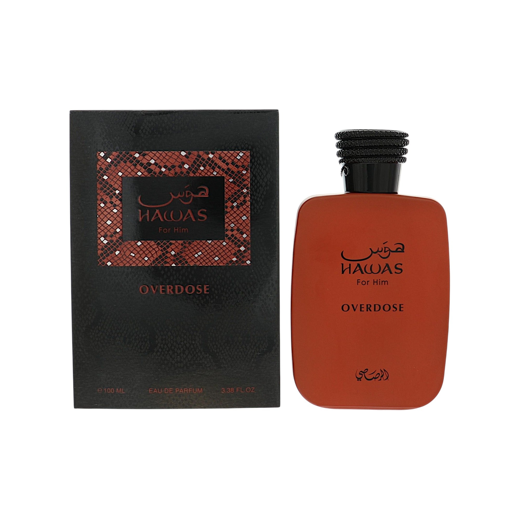 Hawas Overdose by Rasasi 3.38 oz Eau De Parfum Spray for Men