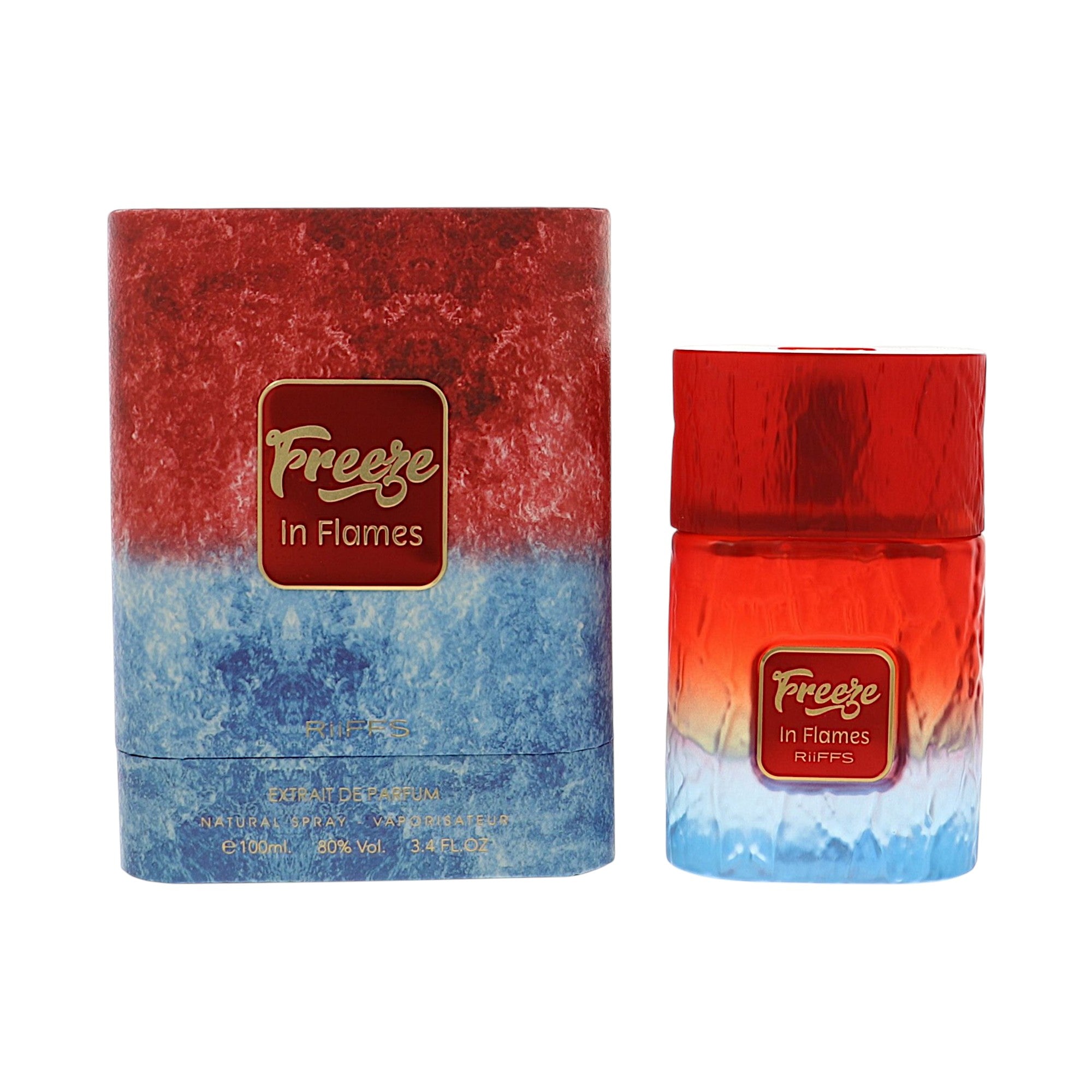 Freeze In Flames by Riiffs 3.4 oz Parfum Spray for Men