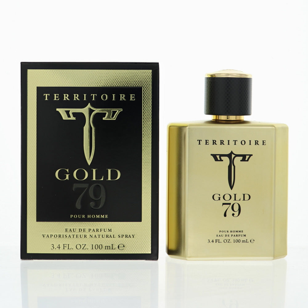 Territoire Gold 79 Cologne By Yzy Perfume 3.4 Oz Eau De Parfum Spray For Men In Box