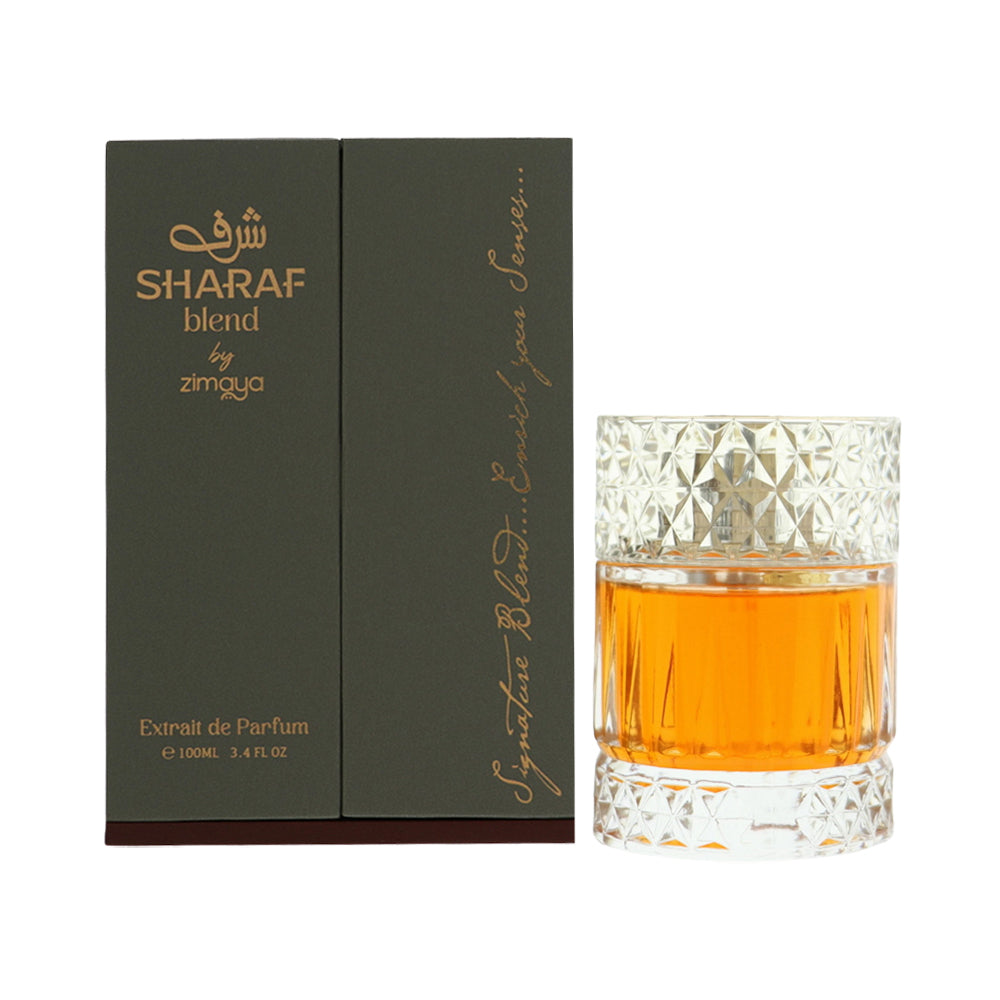 Sharaf Blend Perfume By Zimaya 3.4 Oz Extrait De Parfum Spray For Women In Box