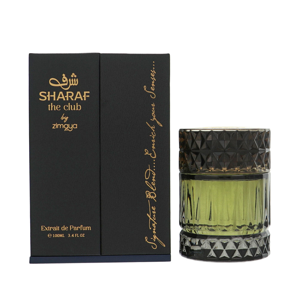 Sharaf The Club Perfume By Zimaya 3.4 Oz Extrait De Parfum Spray For Women In Box