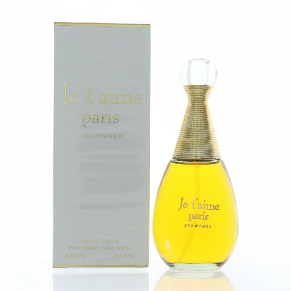 Je T'Aime Paris Perfume By Fragrance Couture 3.4 Oz Eau De Parfum Spray For Women In Box