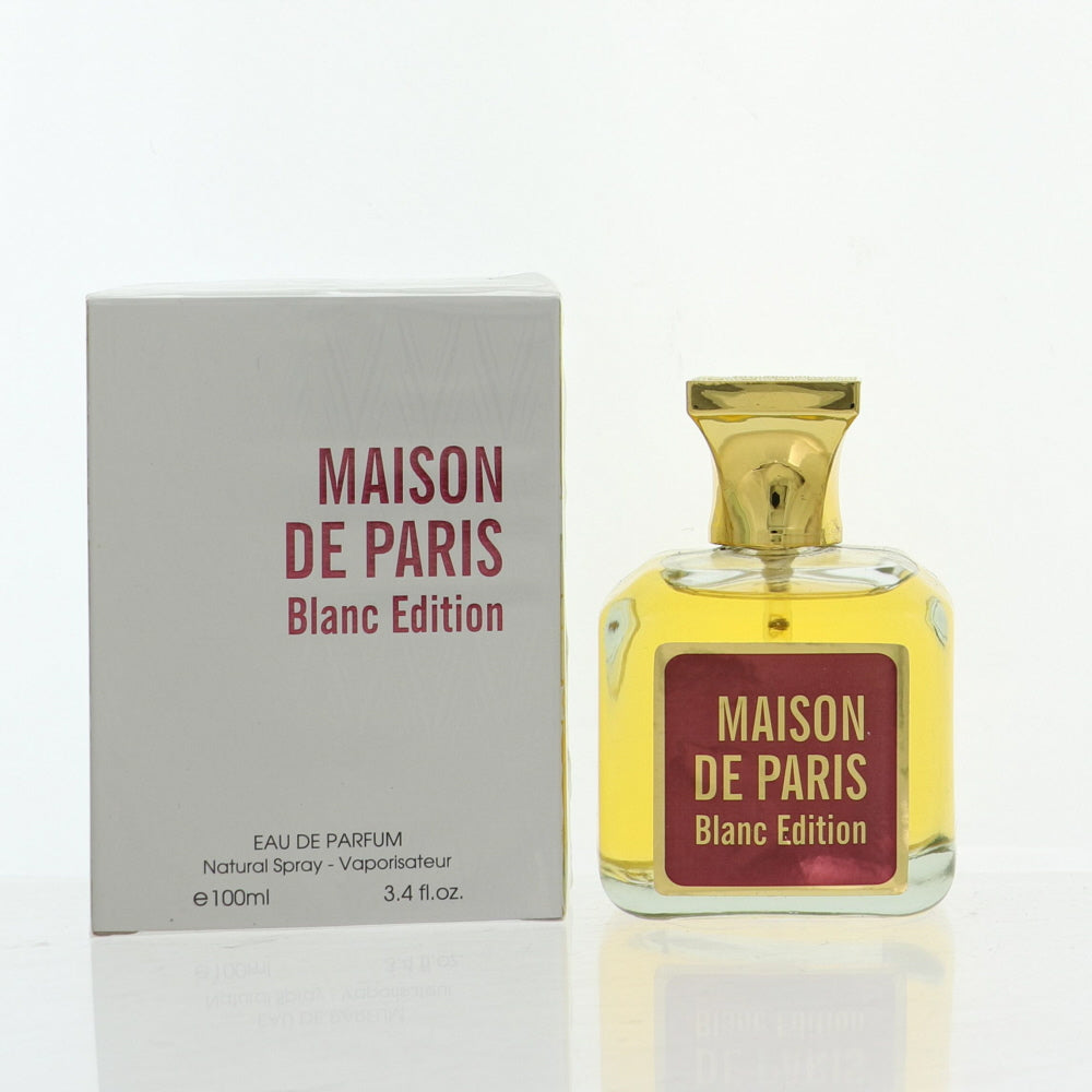 Maison De Paris Blanc Perfume By Fragrance Couture 3.4 Oz Eau De Parfum Spray For Women In Box
