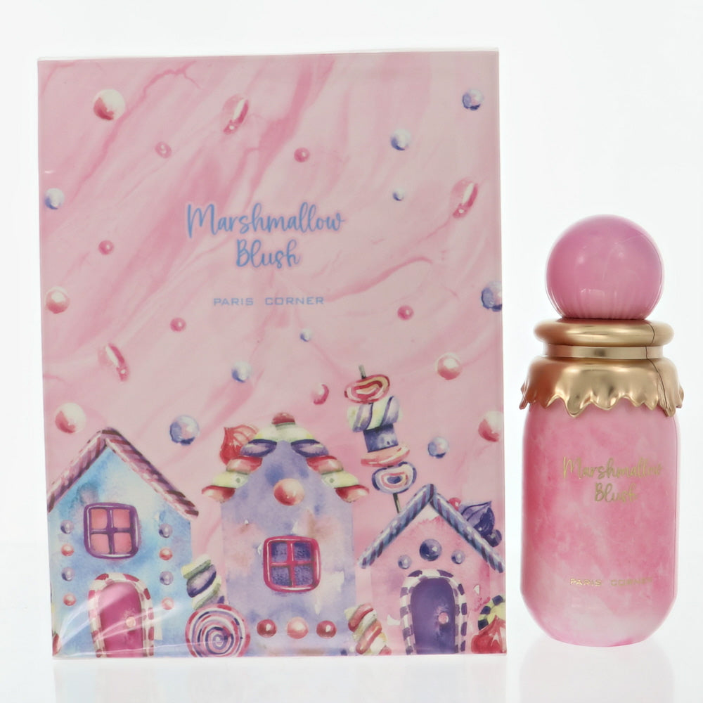 Marshmallow Blush Perfume By Paris Corner 3.4 Oz Eau De Parfum Spray For Women In Box